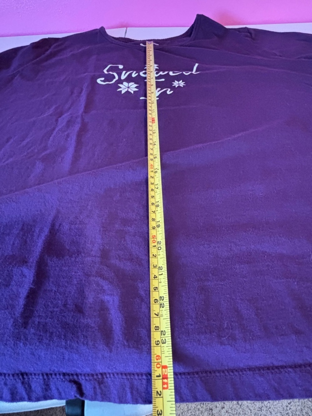 dreams & co. Purple "Snowed In" Long Sleeve Tee - Picture 11 of 11